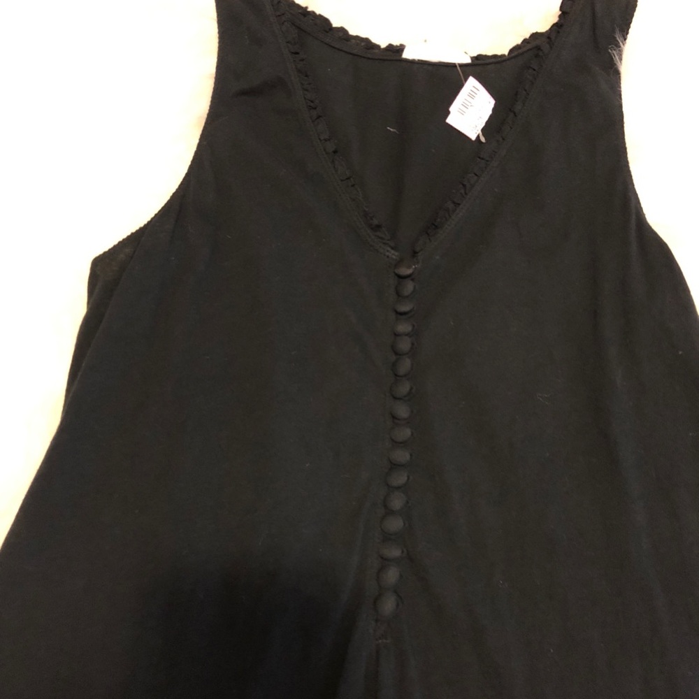 Generra Black tank top / coverup - size M - Picture 4 of 8